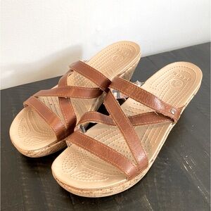 CROC SANDALS WEDGE